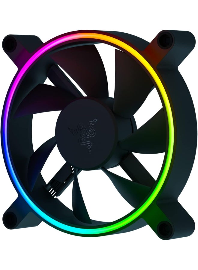 Kunai Hydraulic 120MM aRGB PC Fan: Quiet, Powerful aRGB Fan - PWM Fan Controller Support - Powered by Razer Chroma RGB - 1 Fan