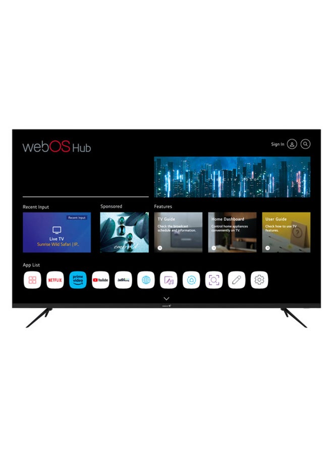 65 Inch 4K UHD Powered By LG WebOS Edgeless TV With Magic Remote Dolby Audio And Wall Mount In The Box E65ELWO1100 E65ELWO1100 Black