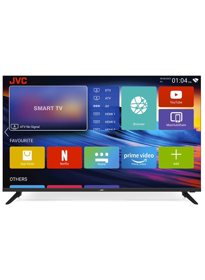 43 Inch Edgeless Full HD Android 14 Smart TV With Bluetooth , Dolby Audio And Quadcore Processor LT-43N5105 Black