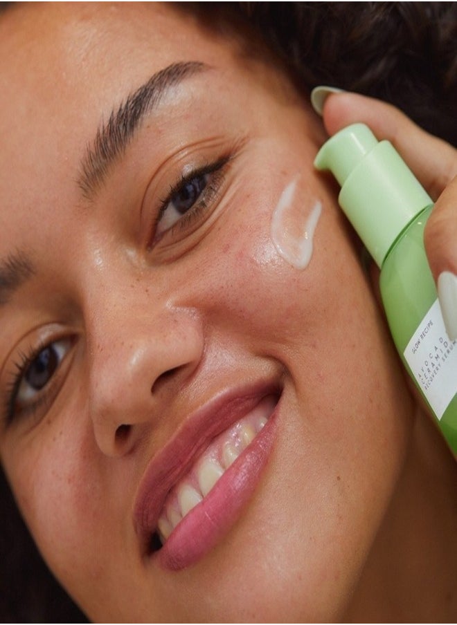 GLOW RECIPE Avocado Ceramide Recovery Serum, 30ml – Soothing, Redness-Reducing, and Barrier-Strengthening Serum with Ceramides and Avocado Extract