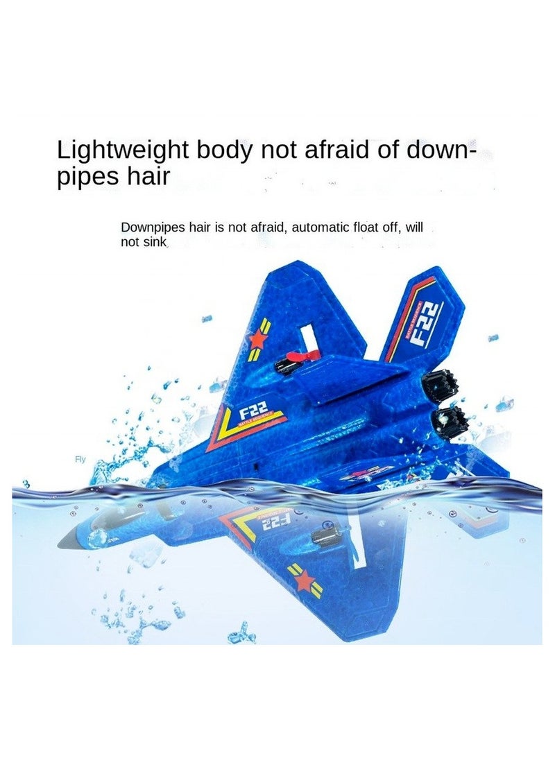 AWH RC Plane F22 RC Airplane Fighter Ready to Fly 2.4Ghz 2 Channel Remote Control Plane RC Airplanes Toy for Boys Girls Kids Beginners