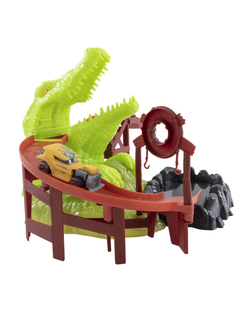 Teamsterz Colour Change Croc Bite Playset