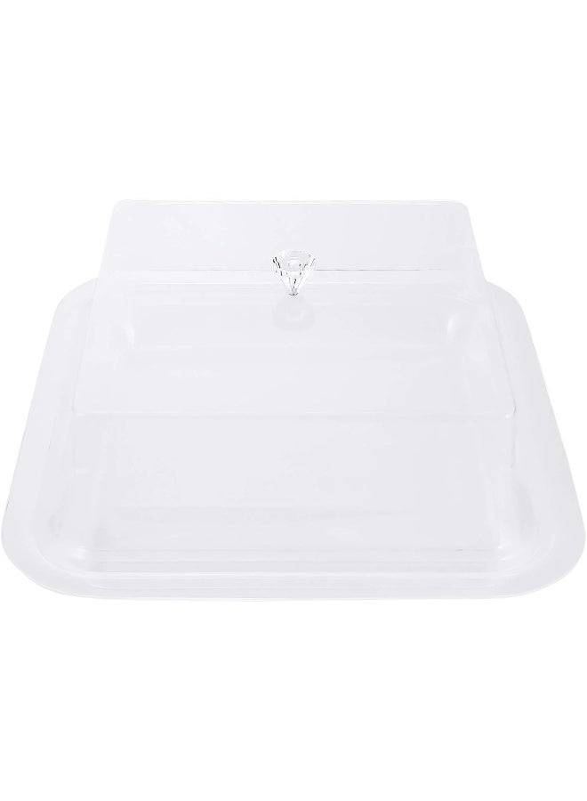 Square Cheese Dome Clear 32.5cm