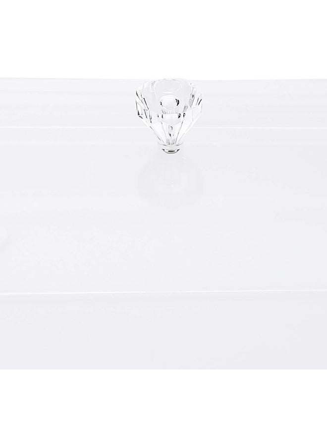 Square Cheese Dome Clear 22cm
