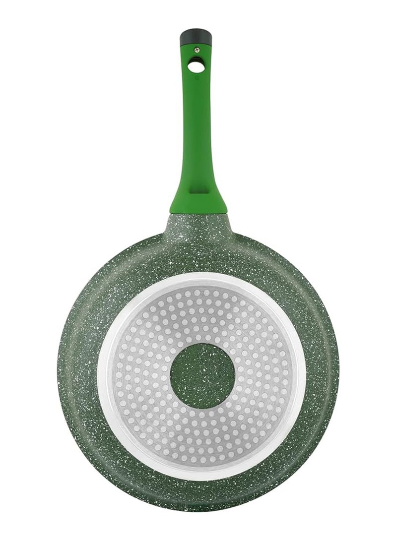 Granite Non-Stick Aluminium Fry Pan Green 20cm