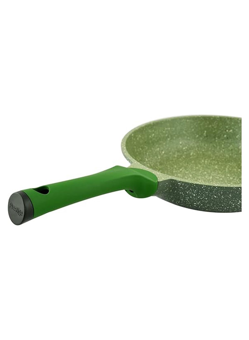 Granite Non-Stick Aluminium Fry Pan Green 28cm