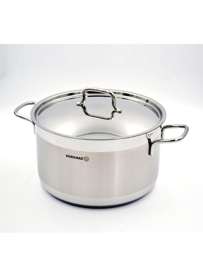 Alfa E.Deep Casserole Silver 26x16cm