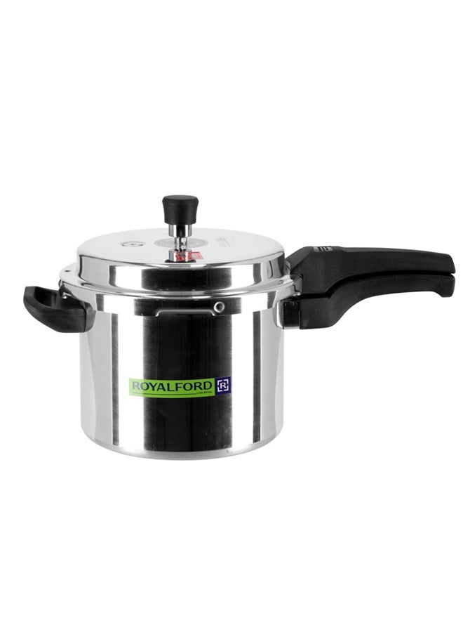 5L Aluminium Pressure Cooker Induction Compaitable Uniform Heating Convenient To Use Multicolour 38 x 25 x 20cm