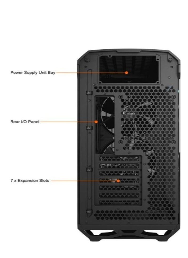 Torrent E-ATX Mid Tower Computer Case, 7x Expansion Slots, High Airflow, 4 x 2.5