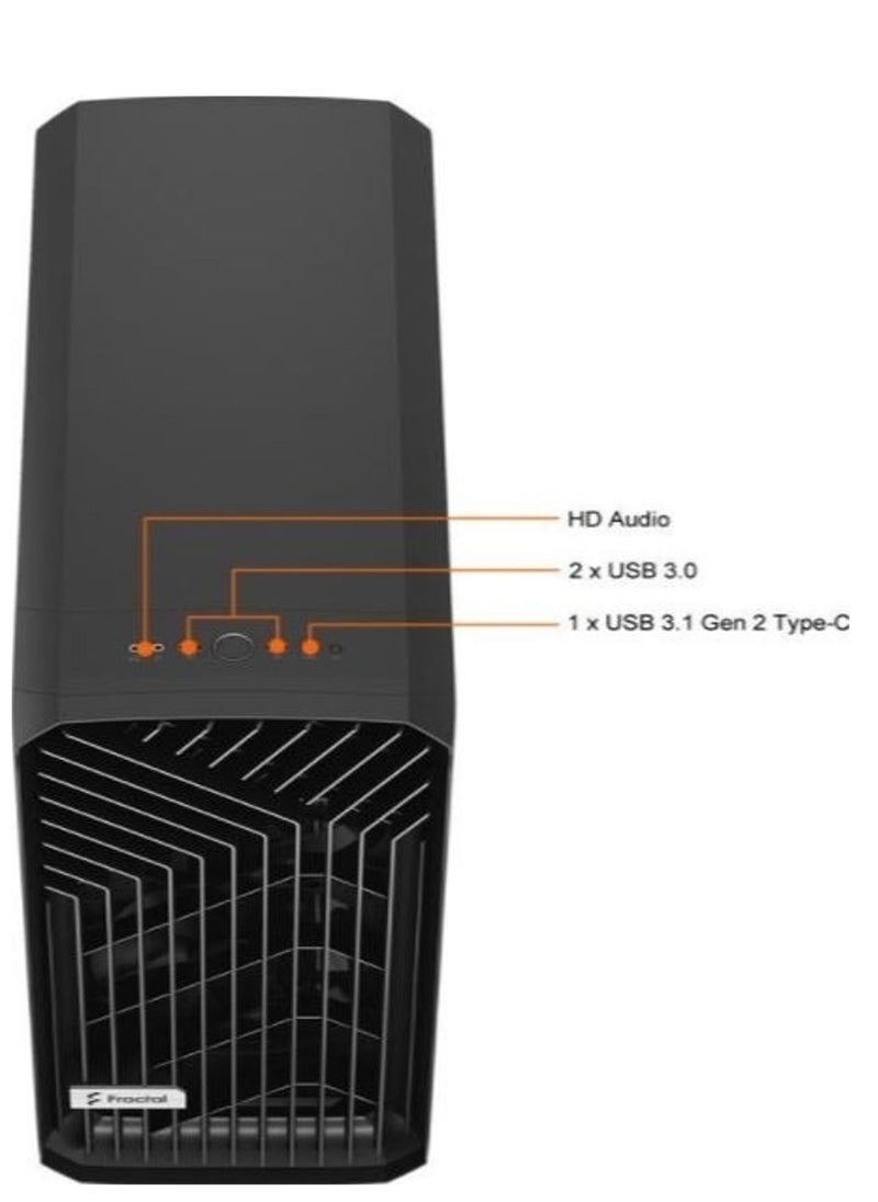 Torrent E-ATX Mid Tower Computer Case, 7x Expansion Slots, High Airflow, 4 x 2.5