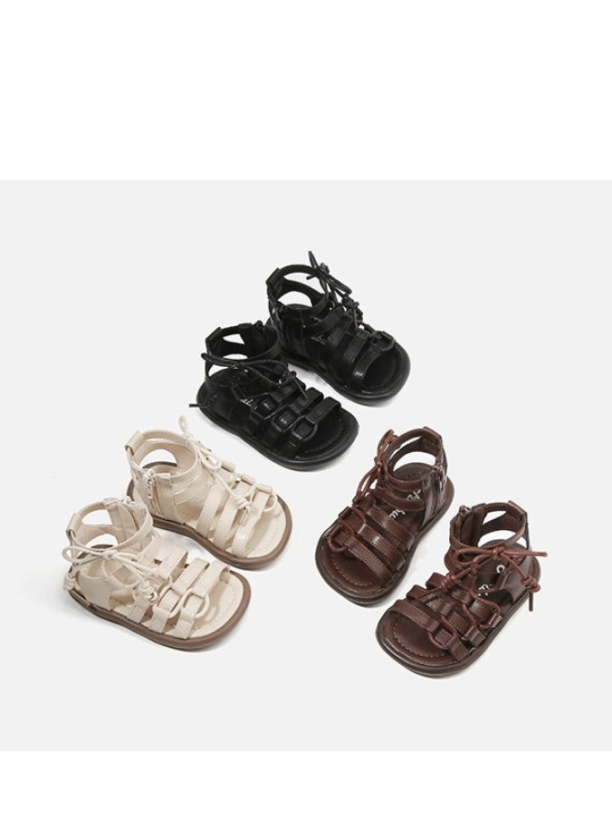 Girls' Comfortable Soft Sole Single Shoes And Sandals