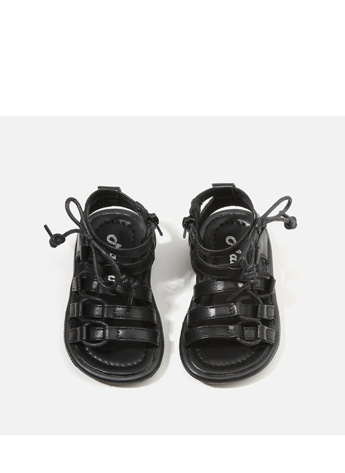 Girls' Comfortable Soft Sole Single Shoes And Sandals