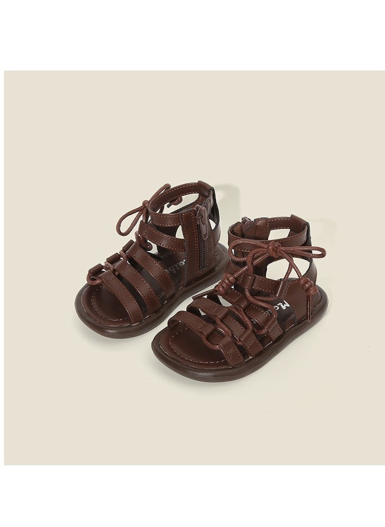 Girls' Comfortable Soft Sole Single Shoes And Sandals