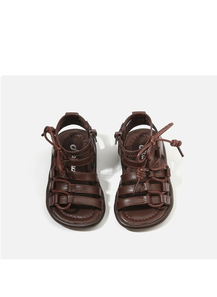 Girls' Comfortable Soft Sole Single Shoes And Sandals