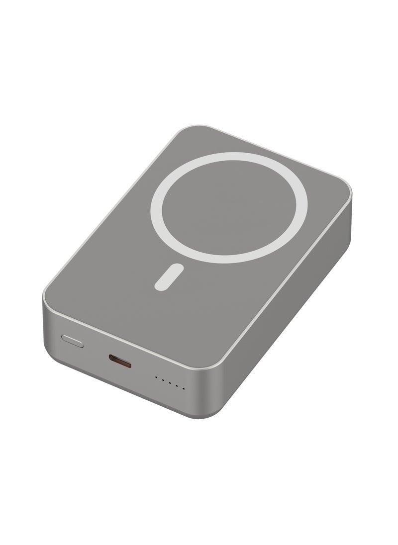 20000mAh Magsafe Power Bank 20W PD & 15W Wireless / Simultaneous Charging / Compact Design - Titanium