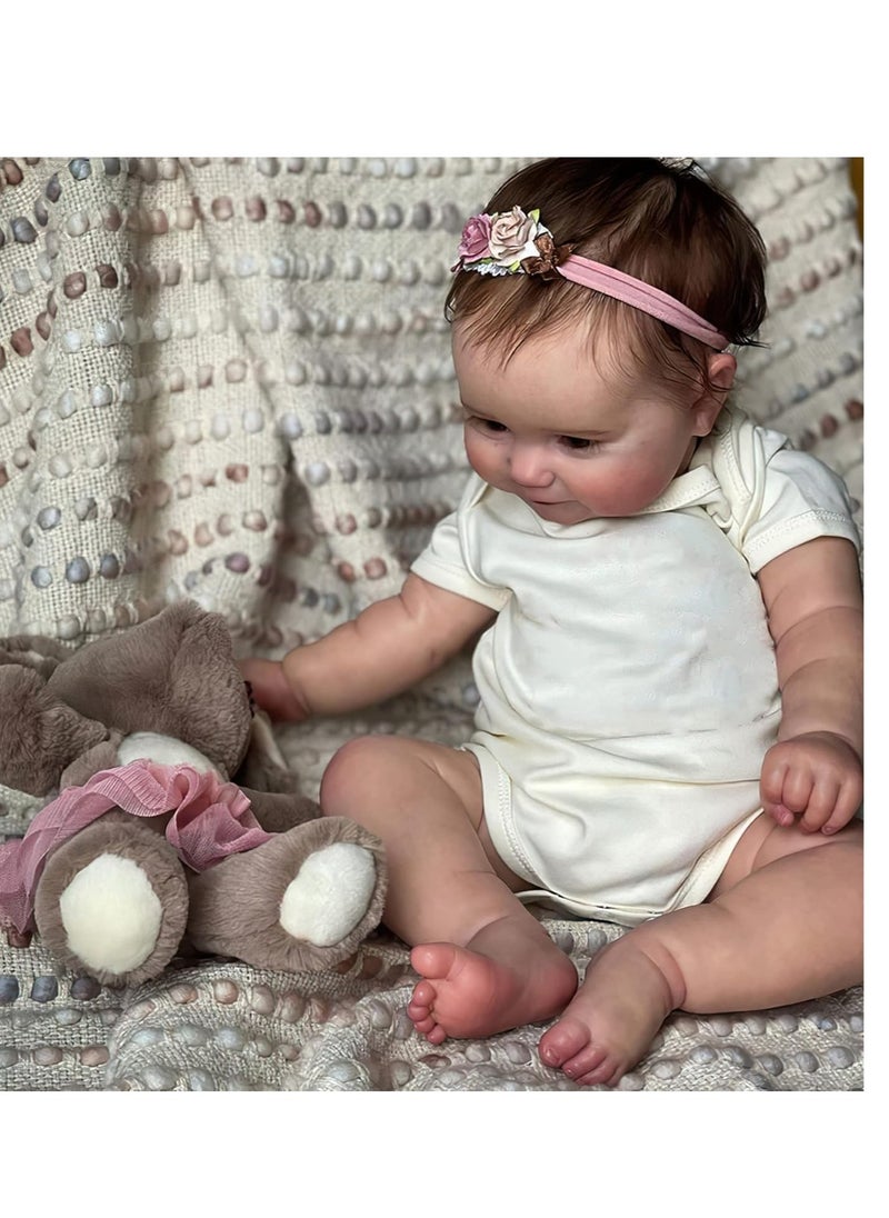 NPK 20-Inch Realistic Reborn Baby Doll, Lifelike Newborn with Soft Body, Perfect Birthday Gift for Kids