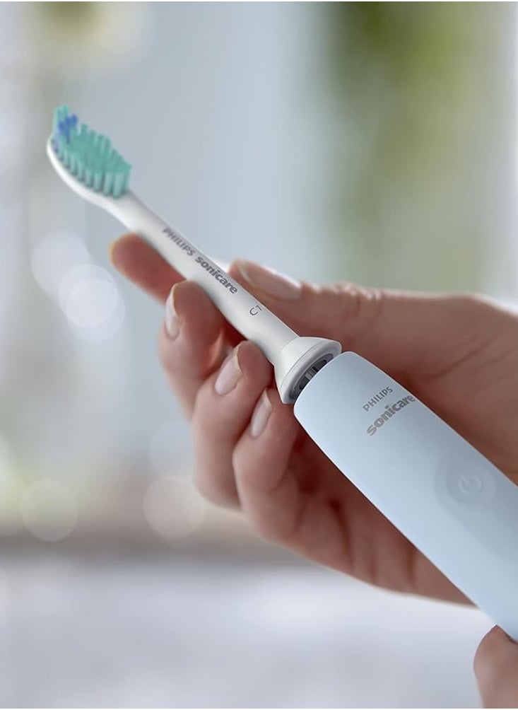 Philips Sonicare Rechargeable Electric Toothbrush 2100 Series, Light Blue, HX3651/12 Certified UAE 3 Pin