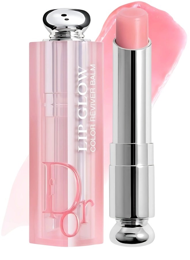 Dior Addict Lip Glow Balm - Shade 001 Pink 3.2g | Hydrating Lip Balm with Color Reviver Technology