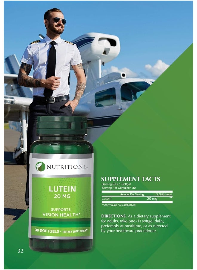 Lutein 20Mg Softgels 30'S