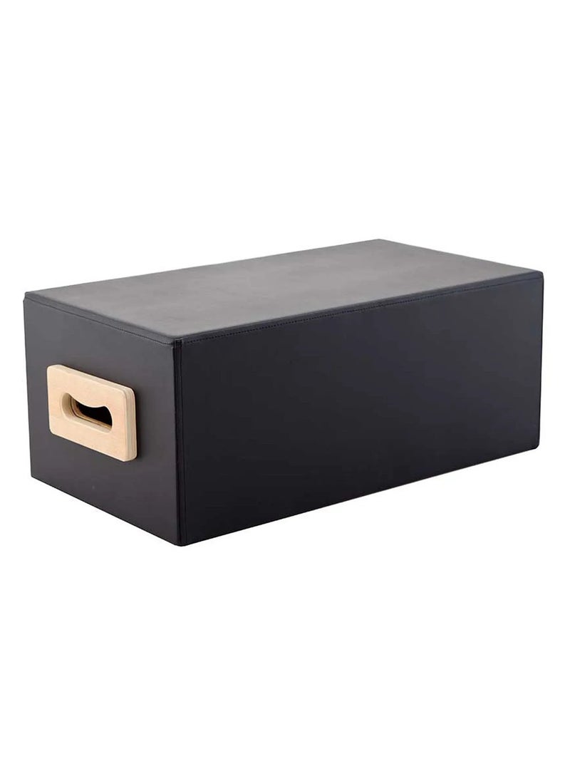 Align-Pilates Pro Sitting Box for Reformers, Comfortable & Durable Pilates Accessory, Versatile Exercise Support, Black