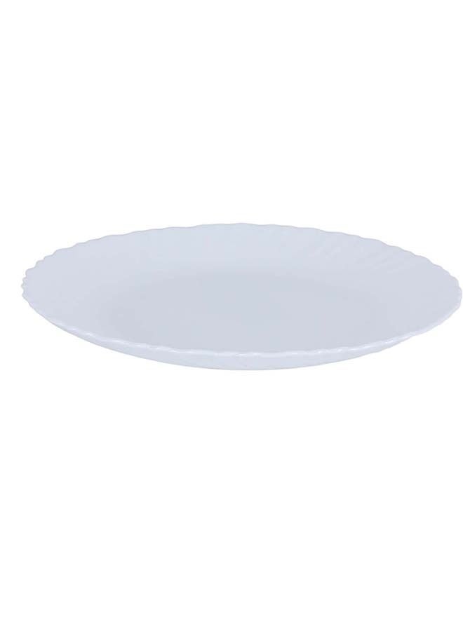 16 Pieces Classic Opalware Dinner Set RF12397 Includes Dinner Deep And Dessert Plates And Serving Bowls Dishwasher-Safe, Freezer and Microwave Safe