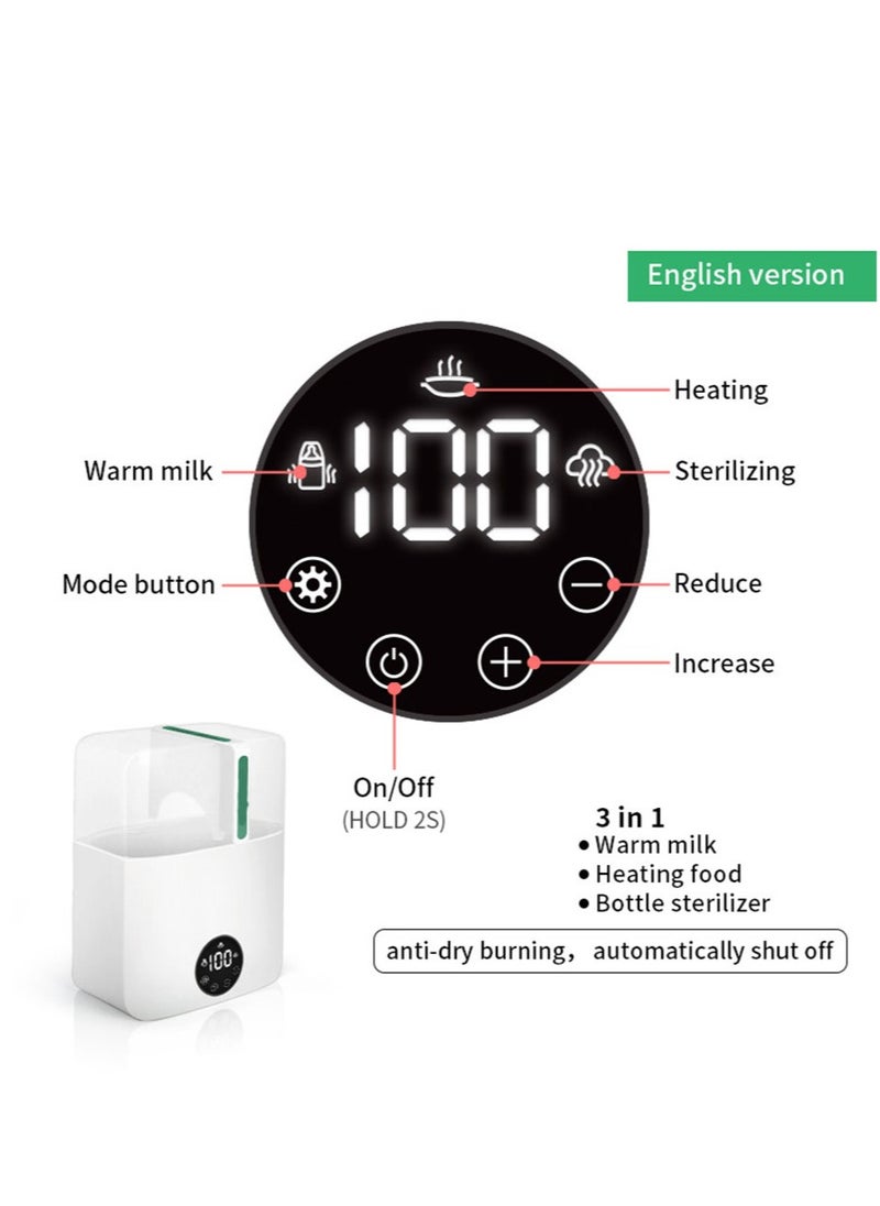 Bottle Sterilizer and Dryer, 3-in-1 Electric Steam Baby Bottle Sterilizer for Baby Bottles, Baby stuffs & Breast Pump Accessories
