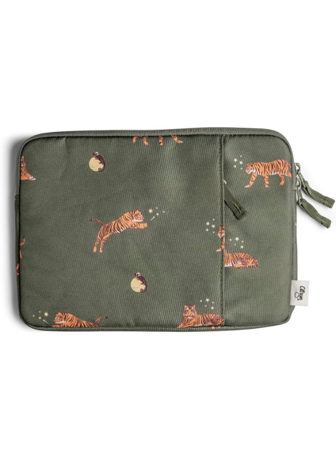 Protective Ipad Sleeve With Zipper Tiger