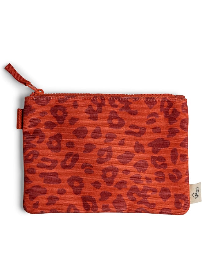 Brand Multipurpose Zipper Pouch Leo Brick - Everyday Lightweight, Plastic - Free Storage For Toiletries, Pens, Cosmetics, And More