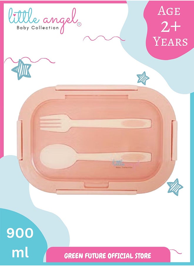 Kids Lunch Box Set with Spoon & Fork – Leakproof Food Storage, BPA-Free, Perfect for School & Travel