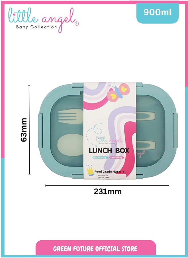 Kids Lunch Box Set with Spoon & Fork – Leakproof Food Storage, BPA-Free, Perfect for School & Travel