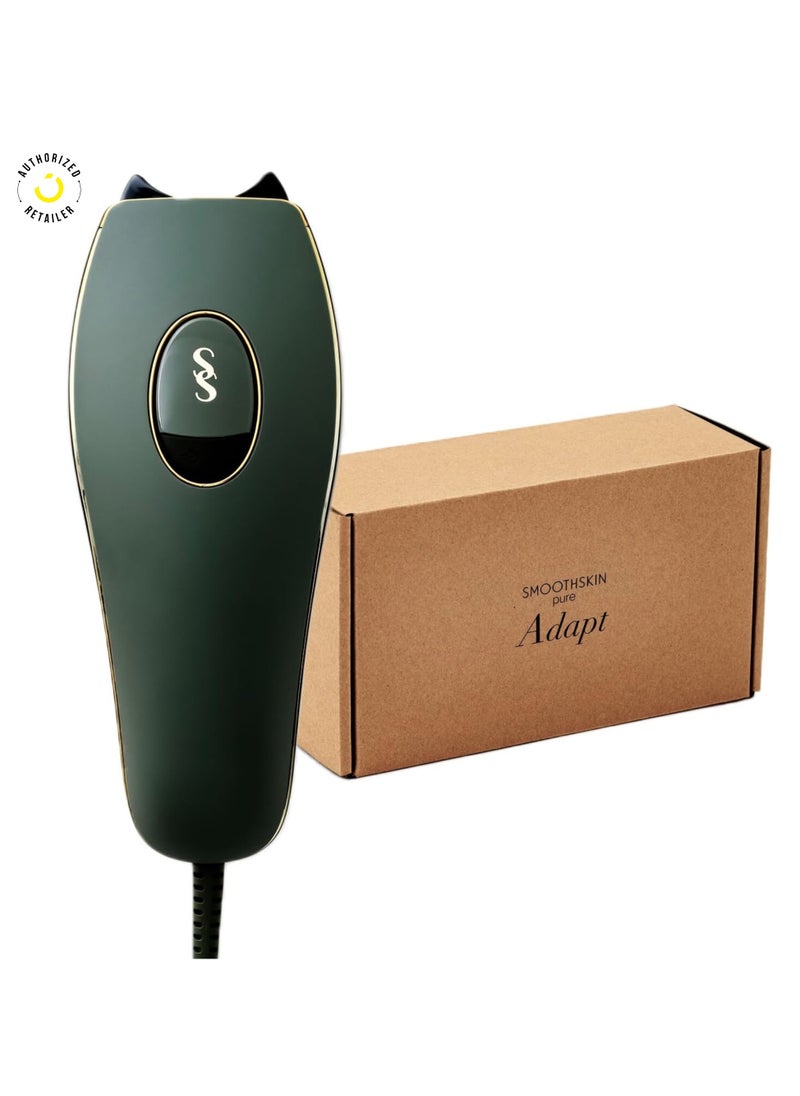 SmoothSkin Pure Adapt IPL (Green): Advanced Laser Hair Removal Device with 10 Energy Settings for Men & Women, Long-Lasting, Hair-Free Skin at Home