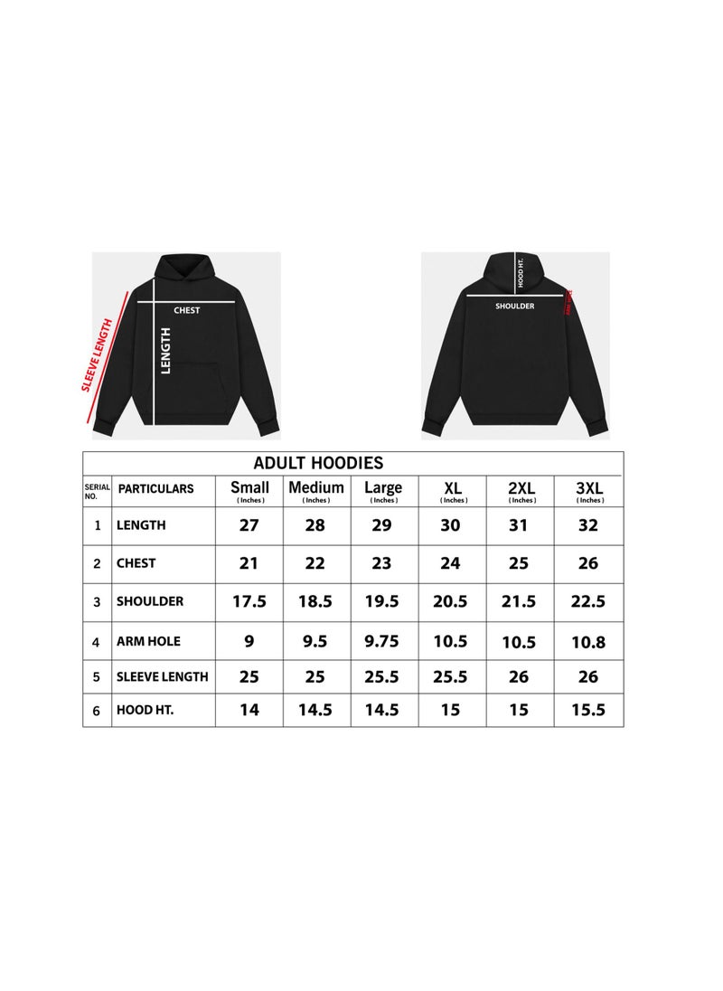 Abu Dhabi Skyline Hoodie - Soft Cotton Pullover - Casual Fashion Hoodie for Men and Women - Long Sleeve with Drawstring and Pockets - Perfect for Travel