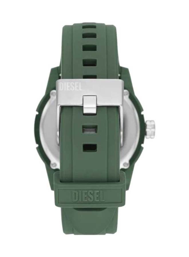 Men's Analog Round Shape Silicone Wrist Watch DZ1983 - 50 Mm