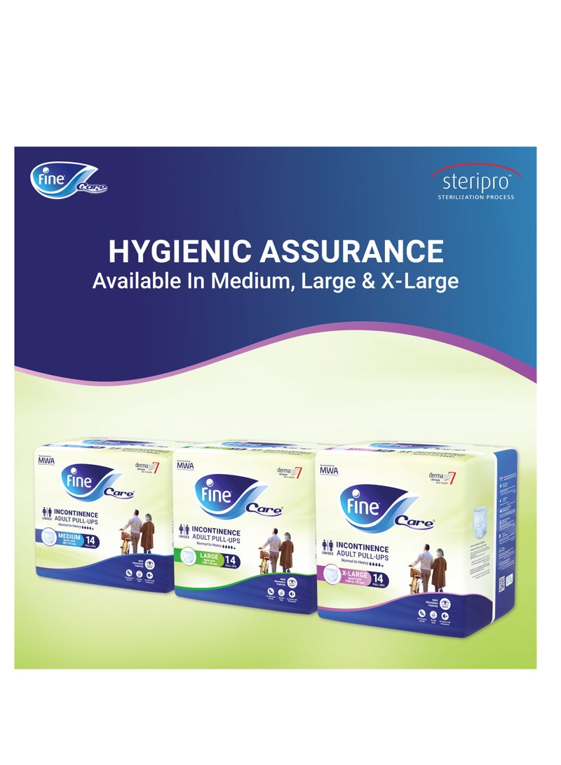 Incontinence Adult Diapers X-Large 14 Count