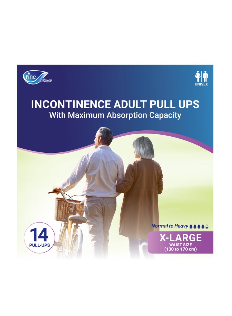 Incontinence Adult Diapers X-Large 14 Count