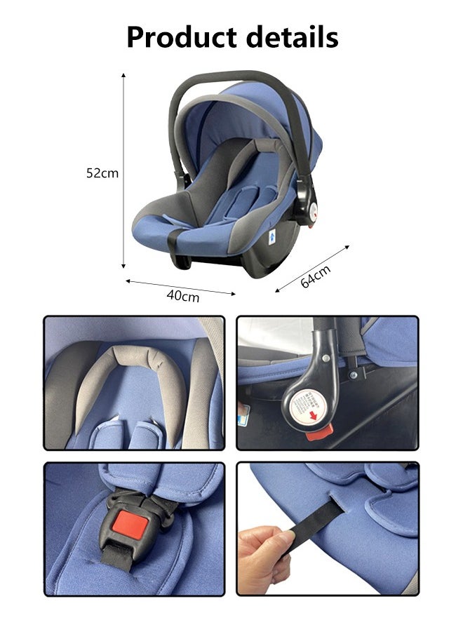 Baby Carrier Portable Baby Car Seat with Full Body Support Cushion