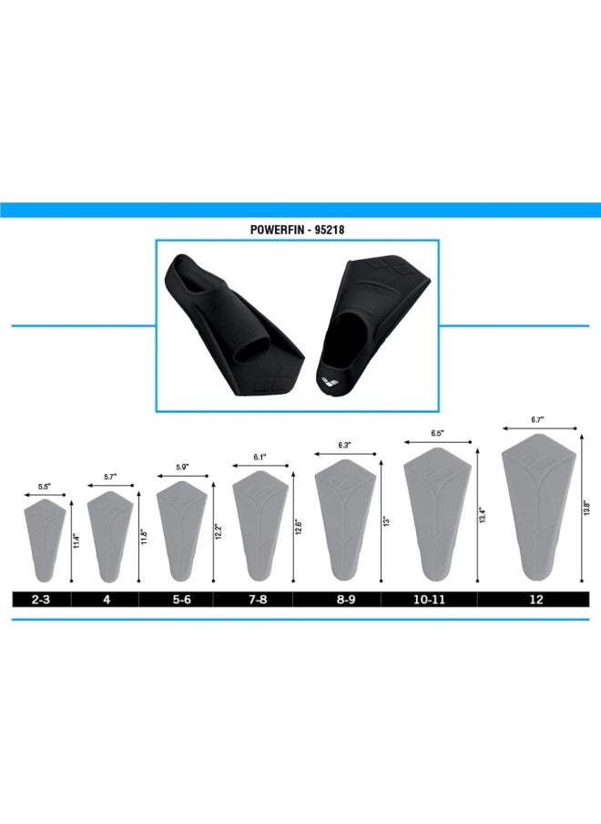 Men's Powerfin Fins Black