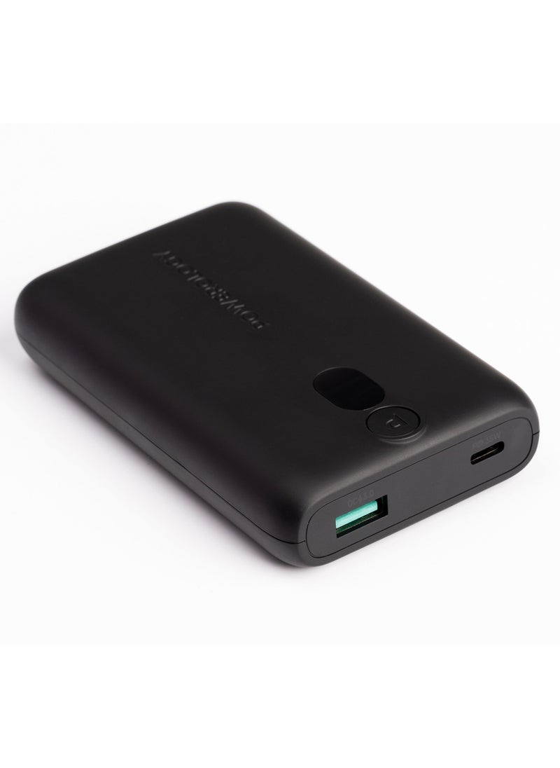 10000mAh Onyx Power Bank 10000 mAh PD 35W / Power Dash 3.0 with Digital Display and Built-In Safeguards / Super Compact Powerbank - Black