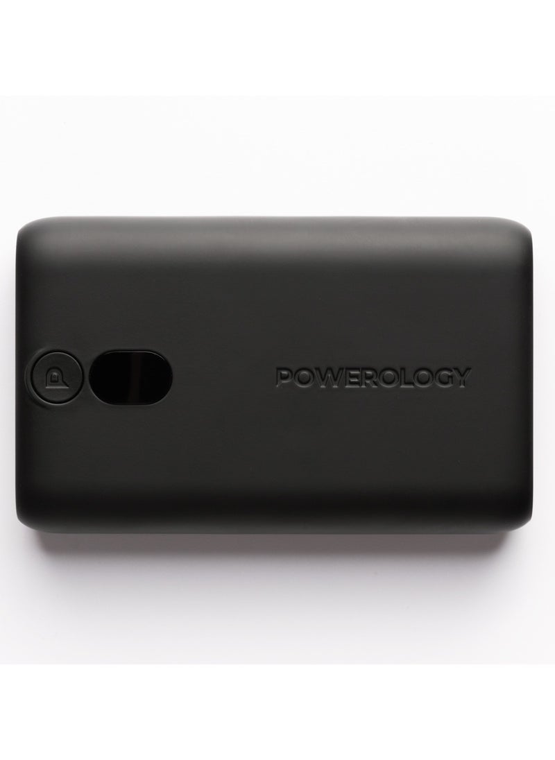 10000mAh Onyx Power Bank 10000 mAh PD 35W / Power Dash 3.0 with Digital Display and Built-In Safeguards / Super Compact Powerbank - Black