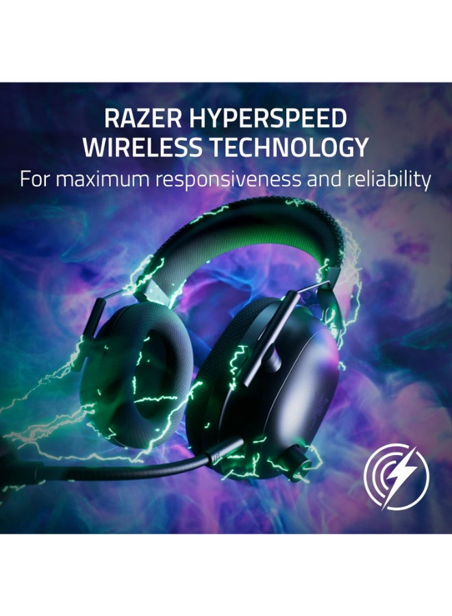 Razer BlackShark V2 Pro Wireless Gaming Headset 2023 Edition: 50MM Titanium Drivers - HyperClear Super Wideband Mic - Noise-isolating Earcups - 70 Hour Battery Life - White