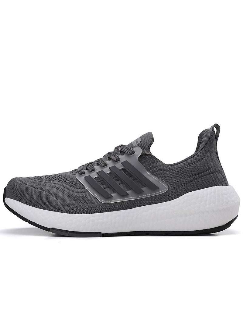 SKYVIEW Men's Running Shoes Tennis Fashion Sneakers For Men Walking Slip On Gym Workout Athletic Breathable Jogging Sport Casual Shoes Grey