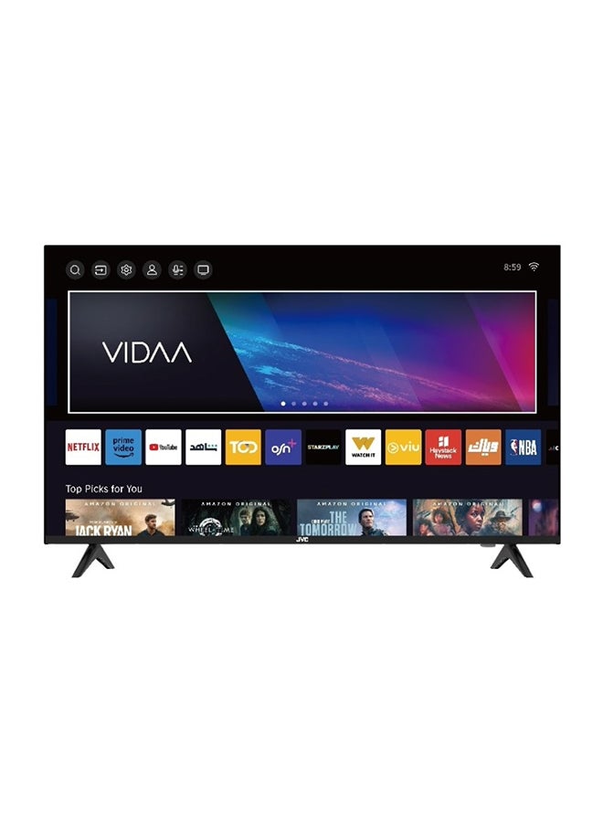 55-Inch Edgeless 4K UHD Smart TV - 2024 New Model With Voice Air Mouse, Bluetooth And Dolby Audio LT-55N775V Black