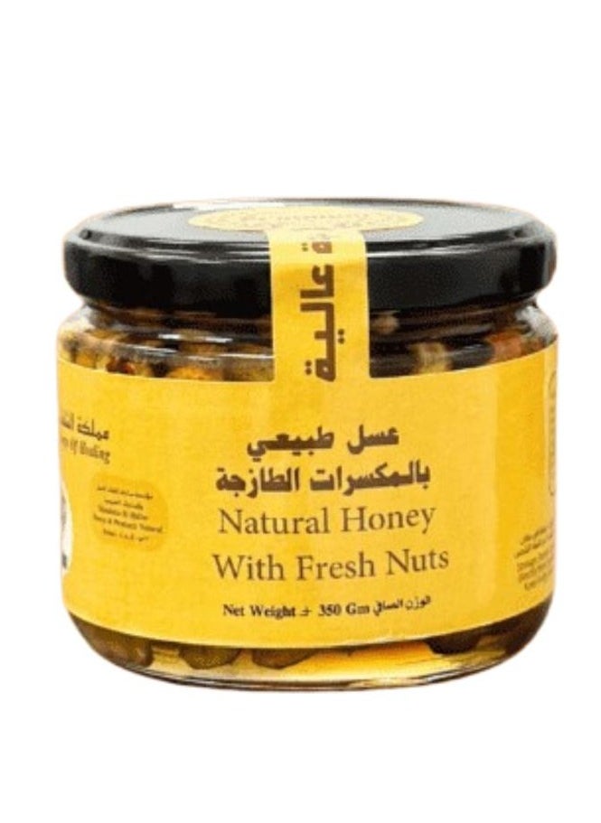 Natural Honey With Fresh Nuts 350Gram