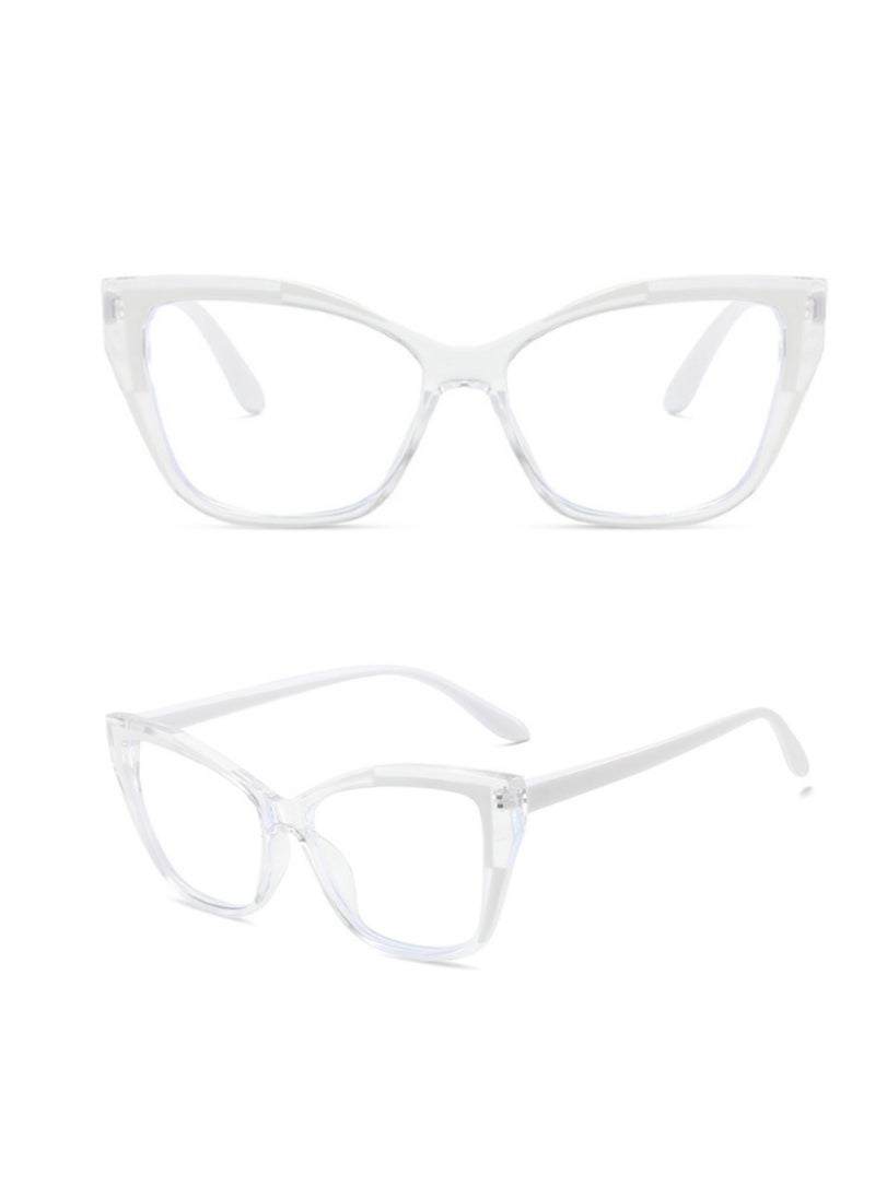 Blue Light Blocking Optical Eyeglasses - Stylish Oversized Frames, Clear Lens, Polarized. Top-rated Bluelight Protection for Reading, Work, & Screen Time. Vintage-Inspired, Lightweight Design.