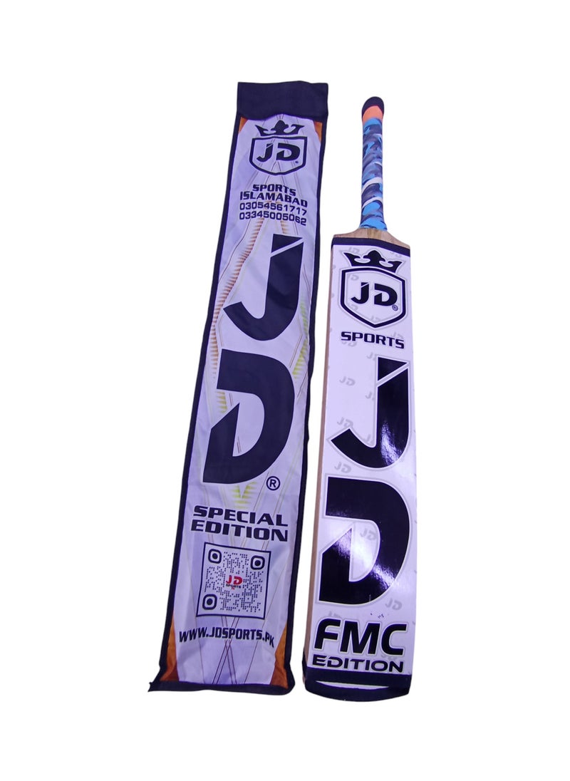 JD Cricket Bat for Tennis Ball and Tape Ball Cricket with Cover - for Professionals