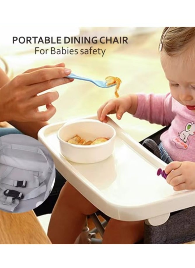 Baby Folding High Chair for Eating, Portable Child Little Dining Chair with Straps,, Portable Baby Seat Travel, Toddler Foldable Camping Chair for Lawn, Beach Indoor/Outdoor Use (6 Month To 2 Years)