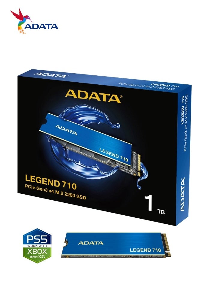 LEGEND 710 1TB SSD Nvme Solid-State Drive for Laptop Desktop PS5 XBOX | PCIe Gen3 x4 M.2 2280