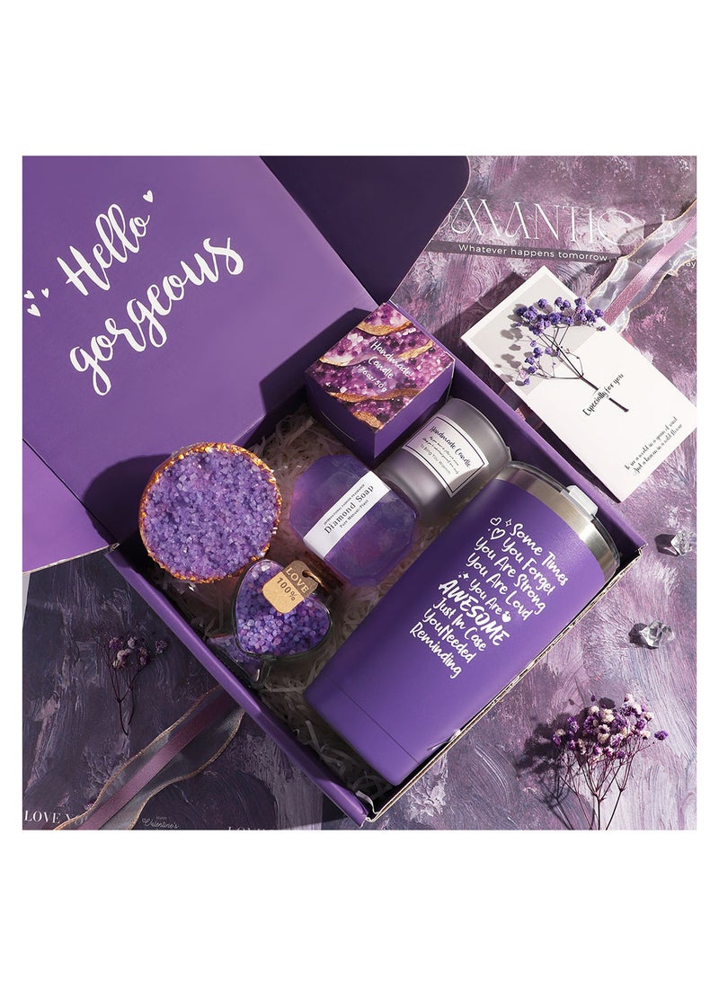 Birthday Gifts for Women, Relaxing Spa Gift Basket Set, Unique Gift Ideas for Women, Gifts for Mom Sister Best Friend Wife, Coworker Teacher Nurse Gifts for Women