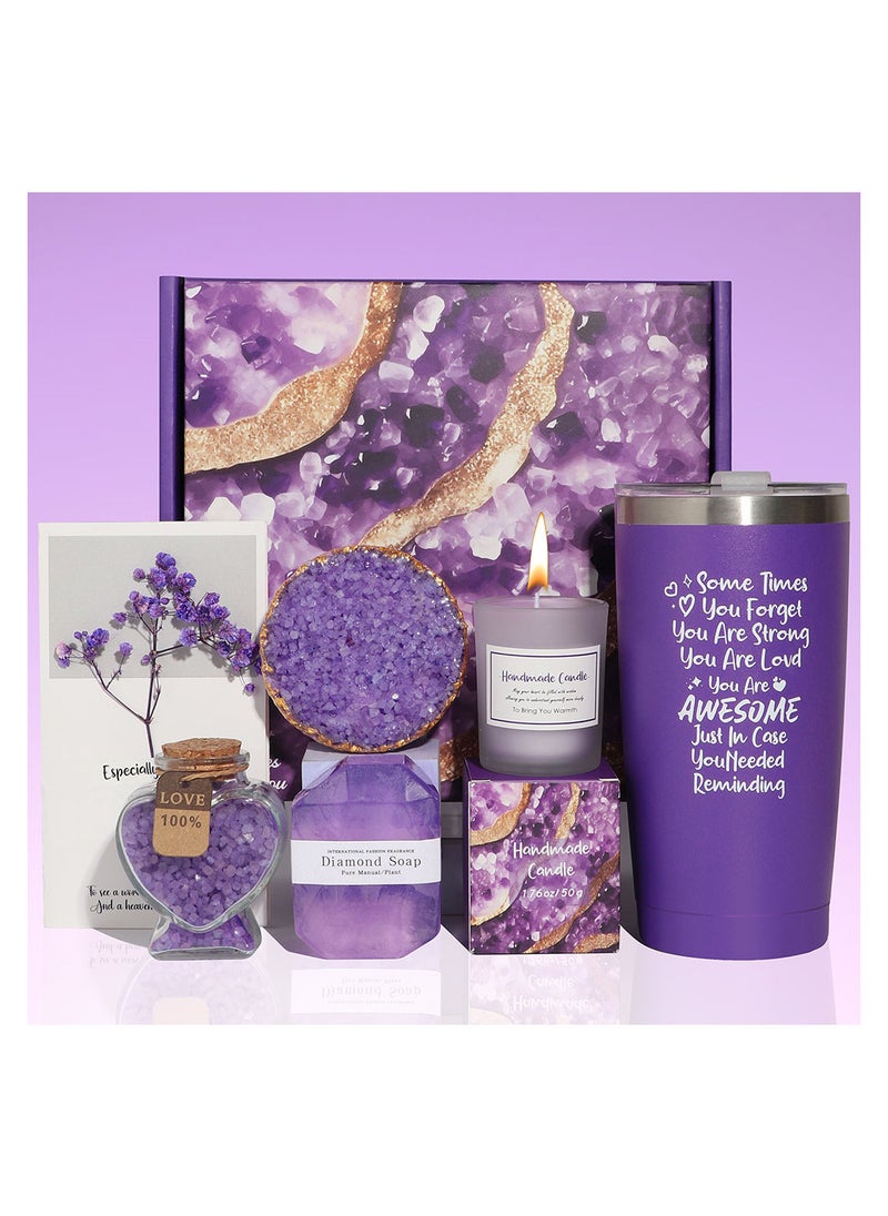 Birthday Gifts for Women, Relaxing Spa Gift Basket Set, Unique Gift Ideas for Women, Gifts for Mom Sister Best Friend Wife, Coworker Teacher Nurse Gifts for Women