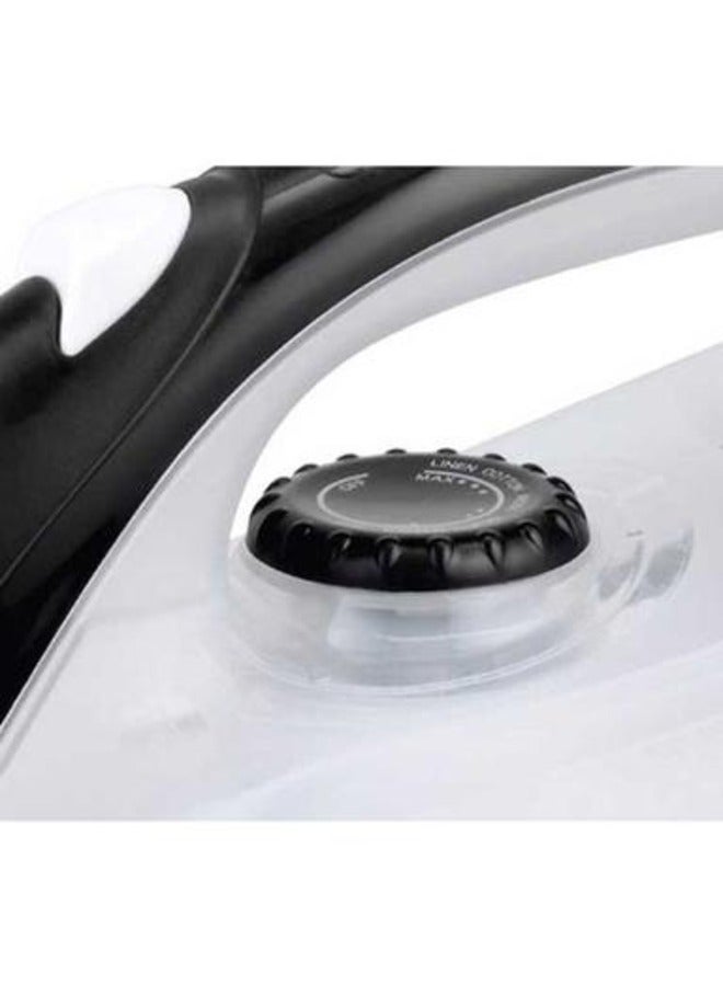 Electric Steam Iron 1300W 1300 W CK4105-N Black/Clear